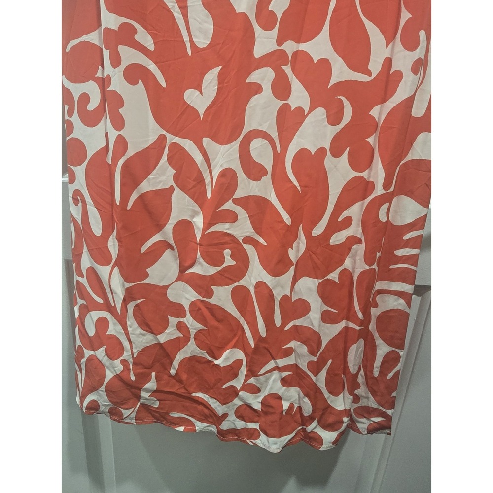 Rhode Ina Midi Dress W/ Puff Sleeves in Red Caspi Sz 6 NWT MSRP $450 - Picture 12 of 14